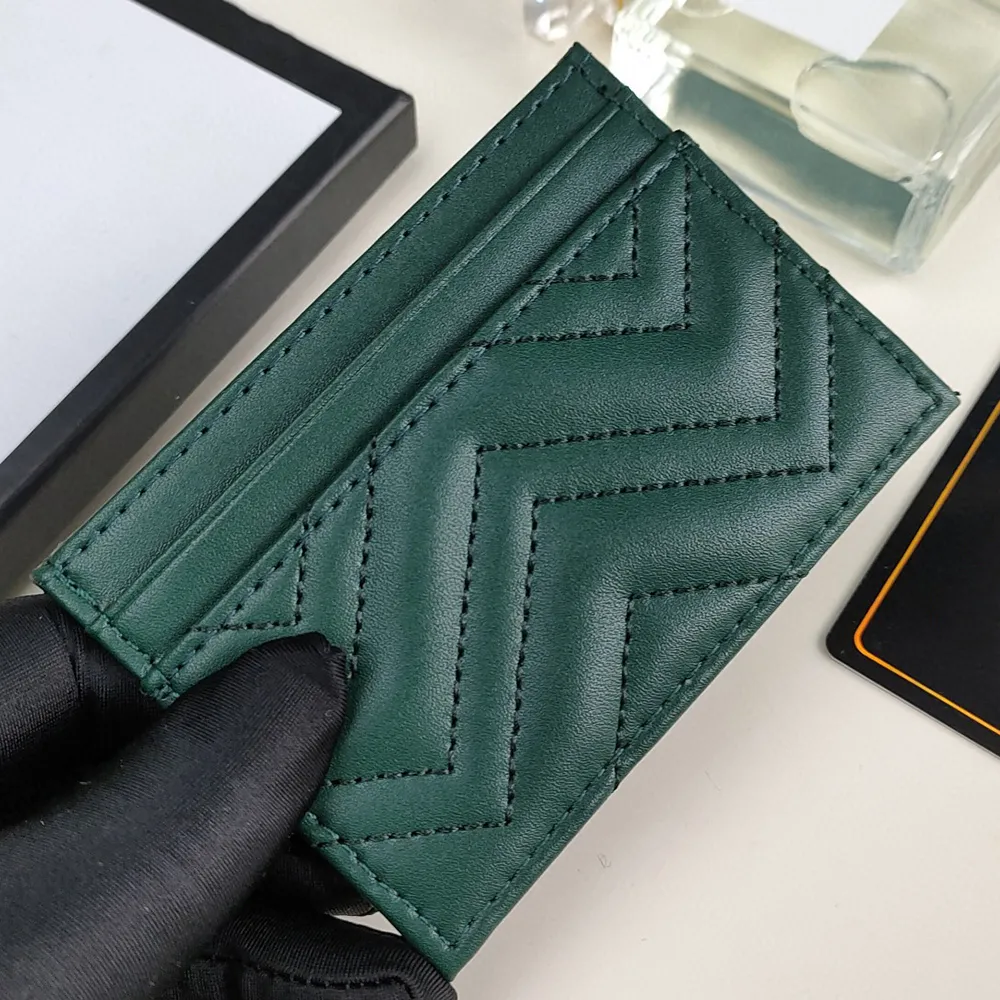 unisex designer bags fashion wallet purses mens credit card holder woman's mini wallet- genuine leather luxury caviar passport holders with box