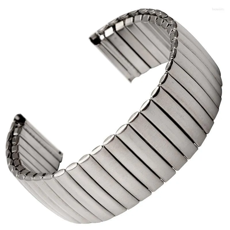 Watch Bands Metal Strap 12 14 16 18 20 22mm Universal Silver Gold Shockproof Wrist Bracelet Band High Grade Watchbands Accessories
