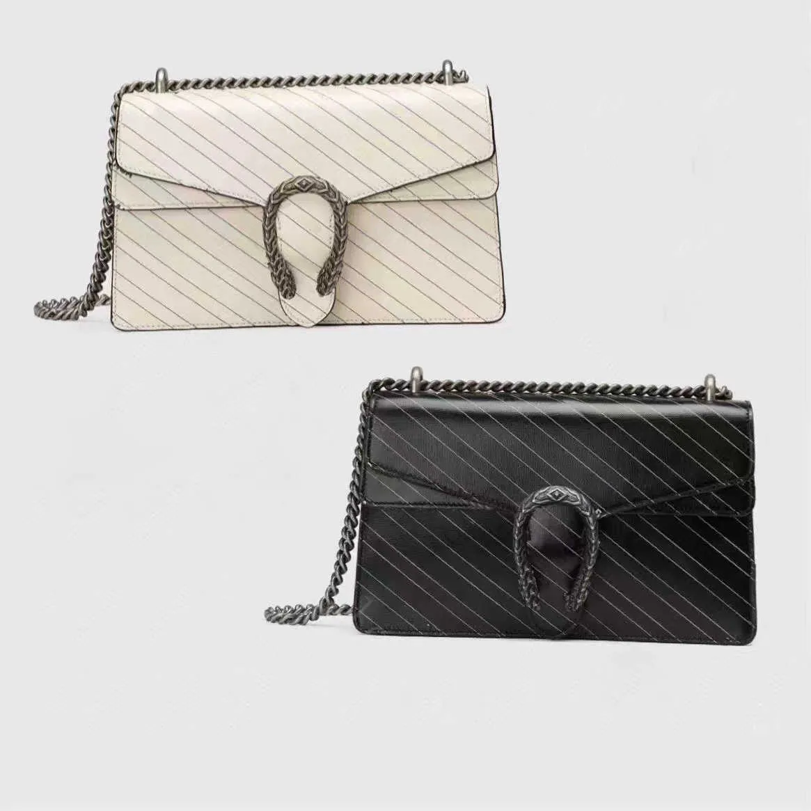 Custodie per cosmetici Custodie New Chain messenger Borse a tracolla co-branded famosi portafogli da donna firmati cross body donne borse moda di alta qualità hot stripes nice