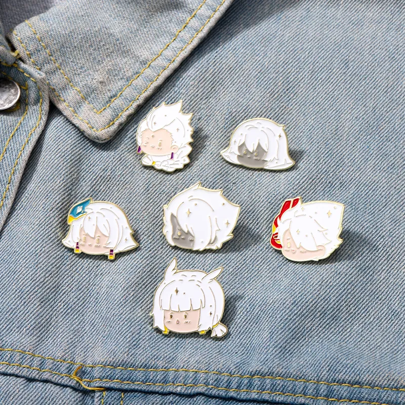 Genshin Impact Enamel Pins Stocktwits Cute Cartoon Game Characters For Boys And Girls From Baby
