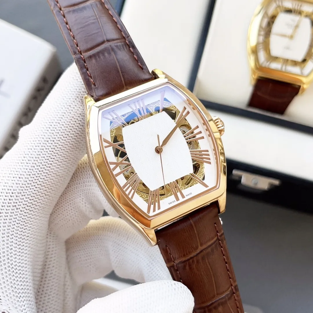 Mens Outdoor Automatic Mechanical Watch With Leather Montgomery