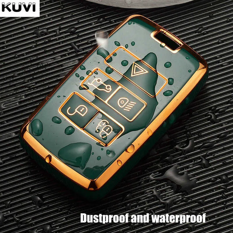 Custodia Chiave Land Rover HooRLZ In Silicone, Compatibile Con Range Rover Evoque/Sport/Discovery 4/Freelander, Telecomando 5 Tasti, Guscio Di Ricambio - 4