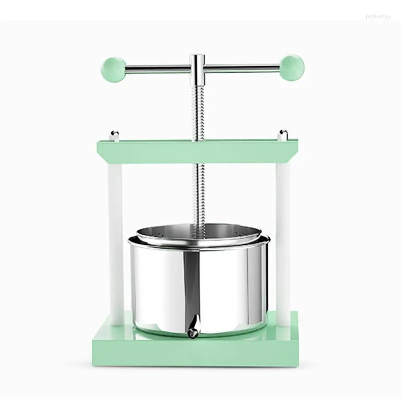 Juicers 2L Manual rostfritt stål Press Druvfrukt och grönsaksslaggsaft Separation Squeeze Water Commercial High-End Juicer