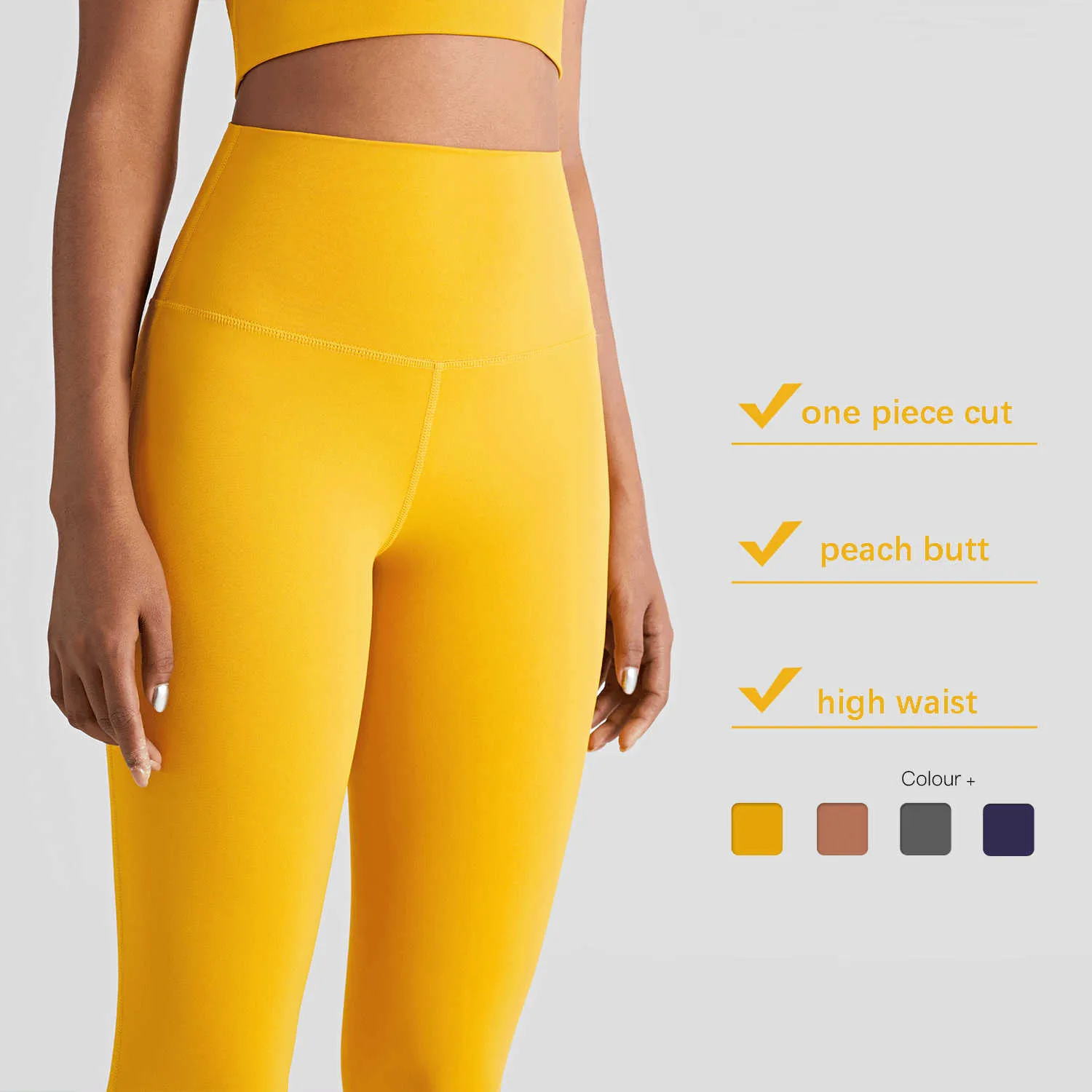 Lu22 High Waist Peach Butt Seamless Seamless Workout Leggings For Yoga,  Gym, Fitness, And Jogging Womens Sport Pants From Utanbuydhtry, $21.9