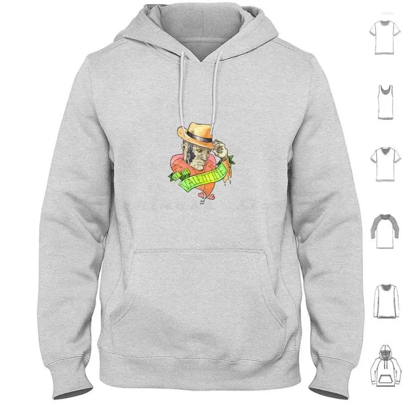 Herren Hoodies Nick Valentine-Be My Valentine Langarm 4 Tattoo Flash Sailor Jerry Videospiele Gaming