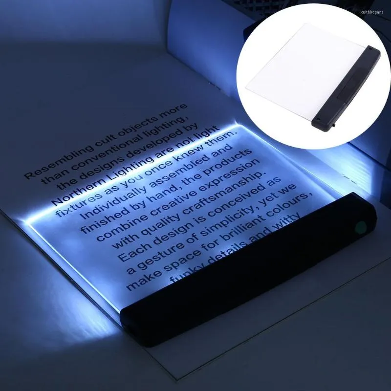 Table Lamps Plate Led Reading Light Night Book Family Study Lamp Portable Bookmark For In Bed Drop