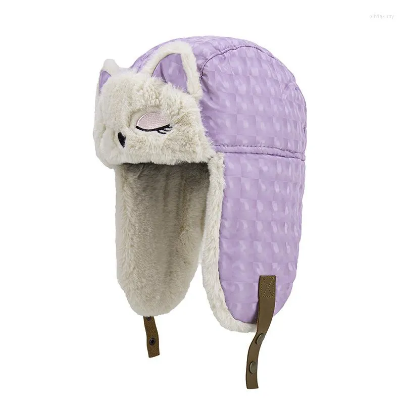 Beretten Fashion Bomber Hats For Women Man Faux Fur Warm Dikke Ear slap Caps Herfst Winter Lambwool Ear Protect Russische Ski Hat 2022