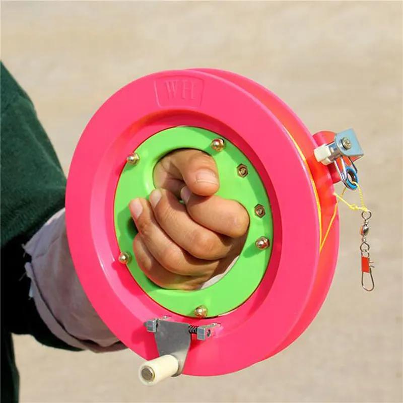 Kite String Reel Winder 200M Kite Reel Winder Fire Wheel String Flying  Handle Tool Twisted String Line Outdoor Round Green Grip for Kite  Accessories : : Toys & Games