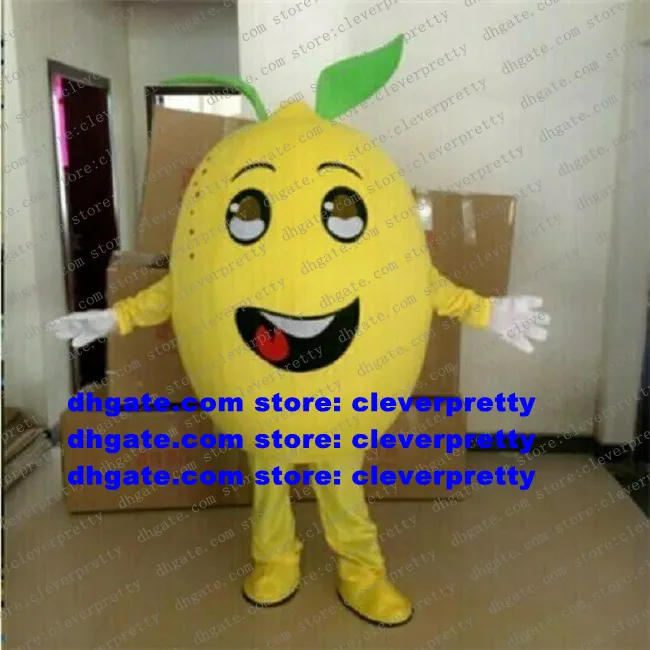 Lemon Fruit Limon Lime Mascot Costume Dorosły Cartoon Postacie strój Kitw Return Bankiet Celebration