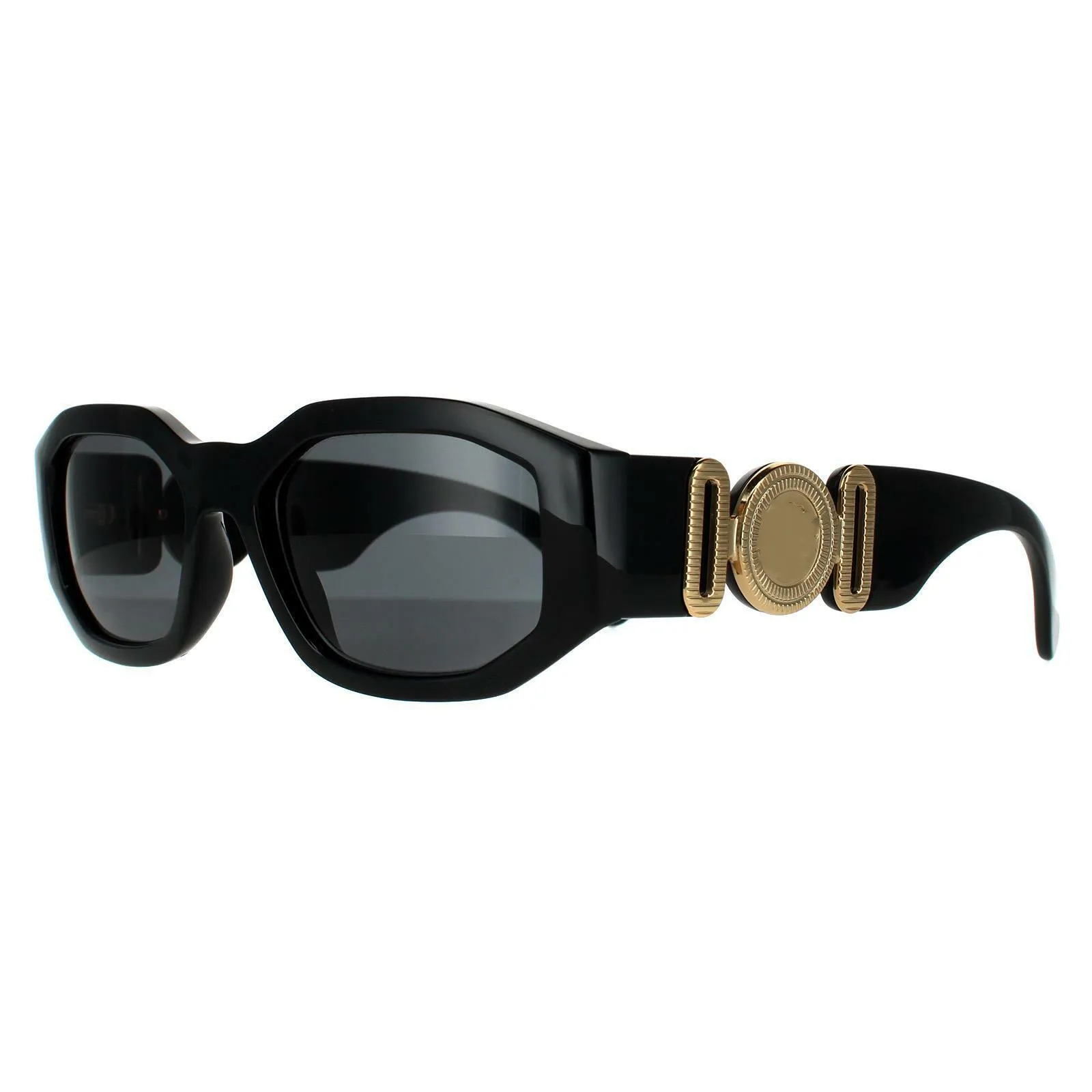 Mężczyźni 4361 Black Gold 53 mm unisex med okulary przeciwsłoneczne Summer okulary przeciwsłoneczne mężczyzna Kobieta moda okulary retro małe ramy projekt uv400 opcjonalne pudełko