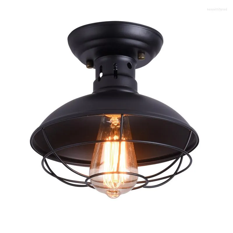 Lampade a sospensione Lampada da soffitto stile loft E27 Retro industriale con paralume Decorazione domestica Bar Cafe