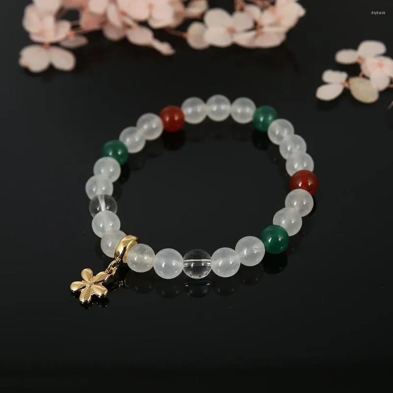 Handmade Jade Beaded Bracelet Aerith Gainsborough Cosplay Bracelet ...