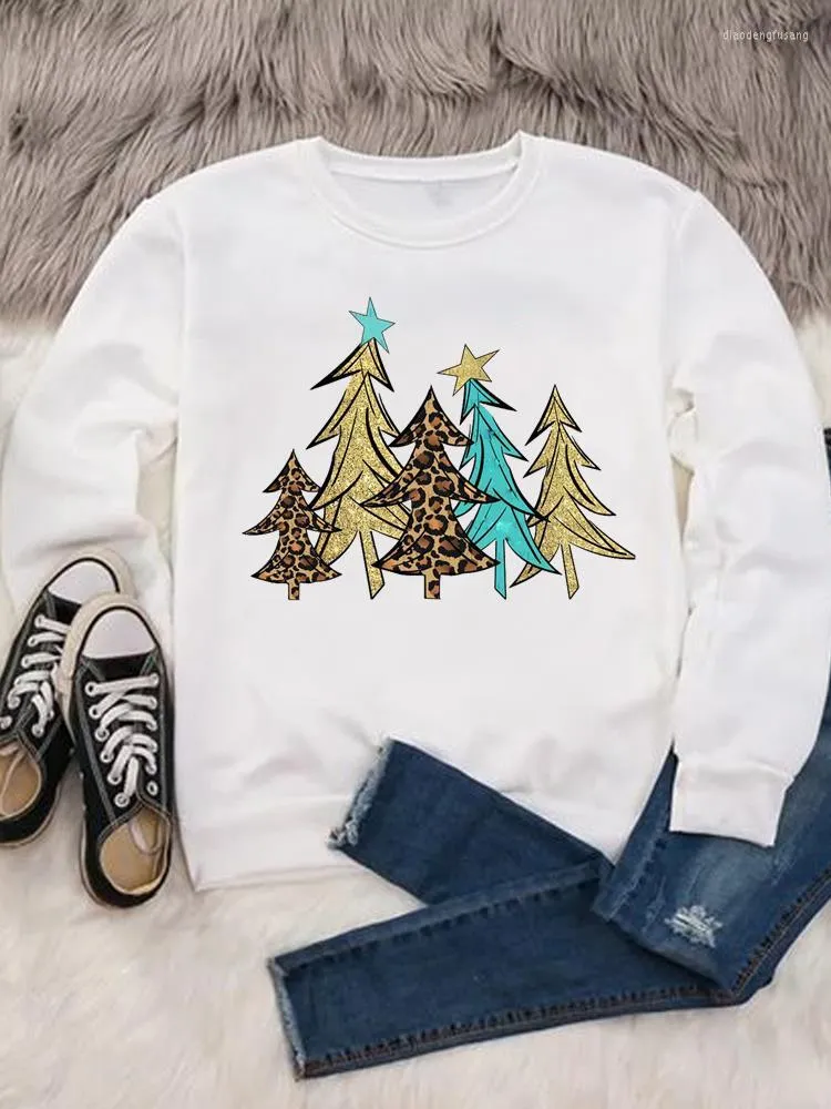 Hoodies Women's Star Tree لطيف جميل بالأسلوب الرسم المباني