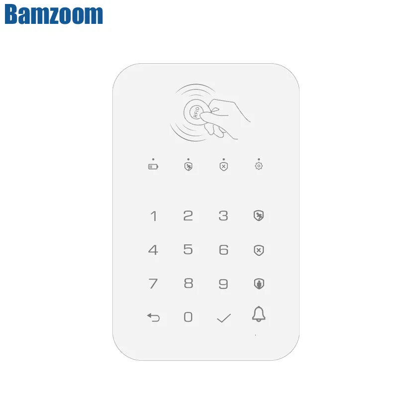 Klawiatura Klawiatura GSM System alarmowy bezprzewodowy klawiatura karty RFID dla włamywacza panelu hosta 433mHz PG103 107 W2B W3B W7B G30 G50 221101