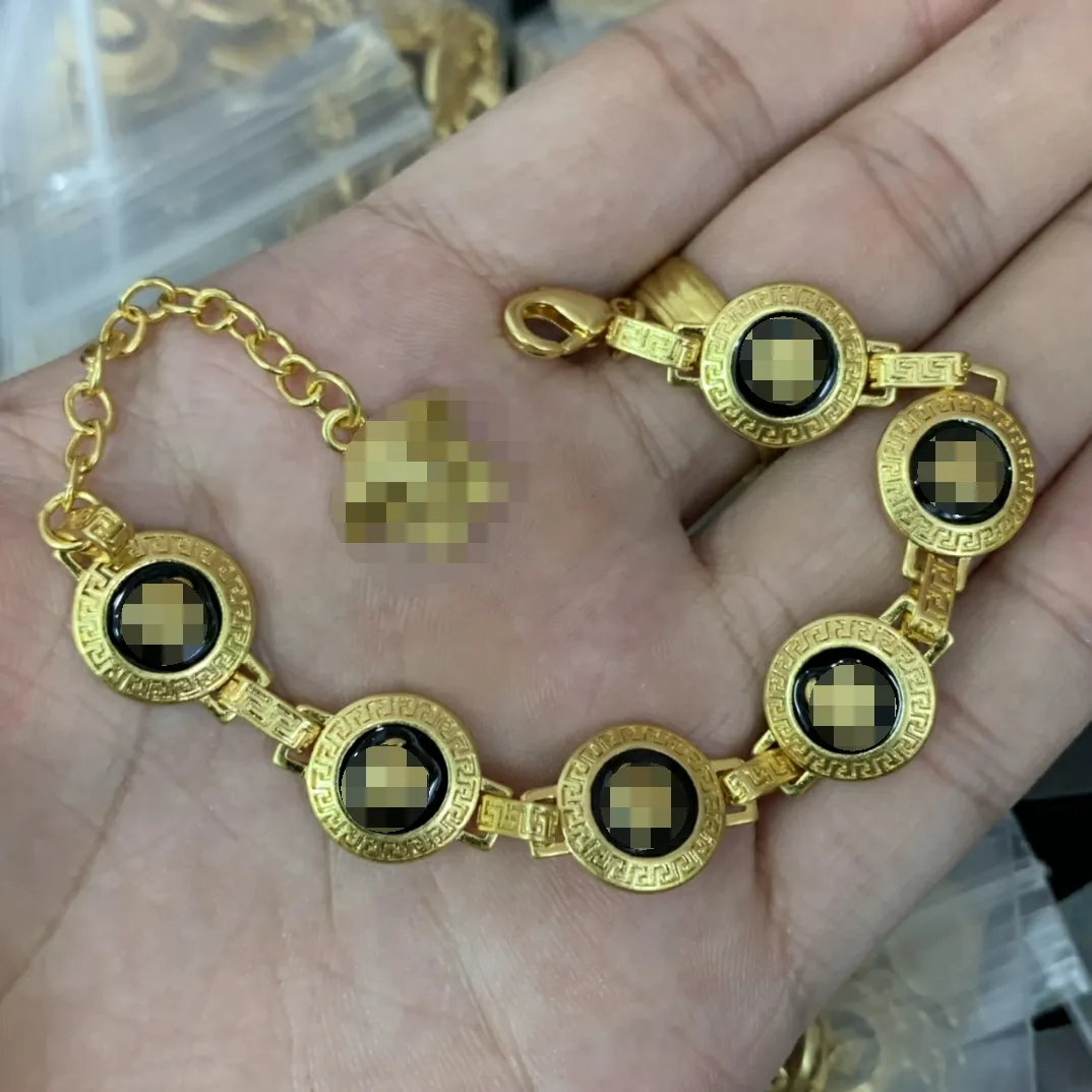Medusa crystal chain bracelet discount