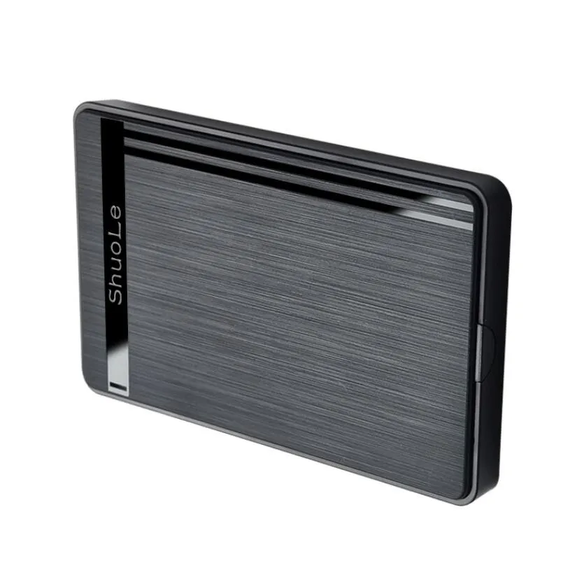 Transparent HDD Case for hard drive Box 2.5 Enclosure SATA To USB 3.0 Type-C 3.1 Mobile External Case black