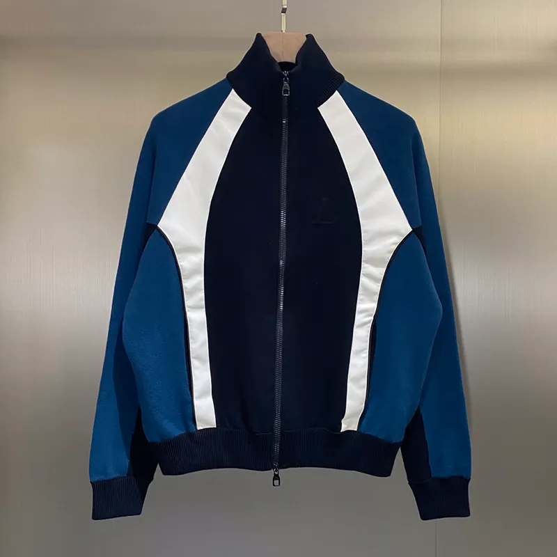 Veste hybride en cuir tricoté pour hommes, marque de luxe, Design de qualité, sweat-shirt, nouvelle collection 2022