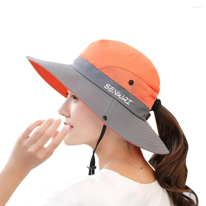Шляпа шляпы в широких краях летние родительские киды УФ-защита Солнце Шляпа