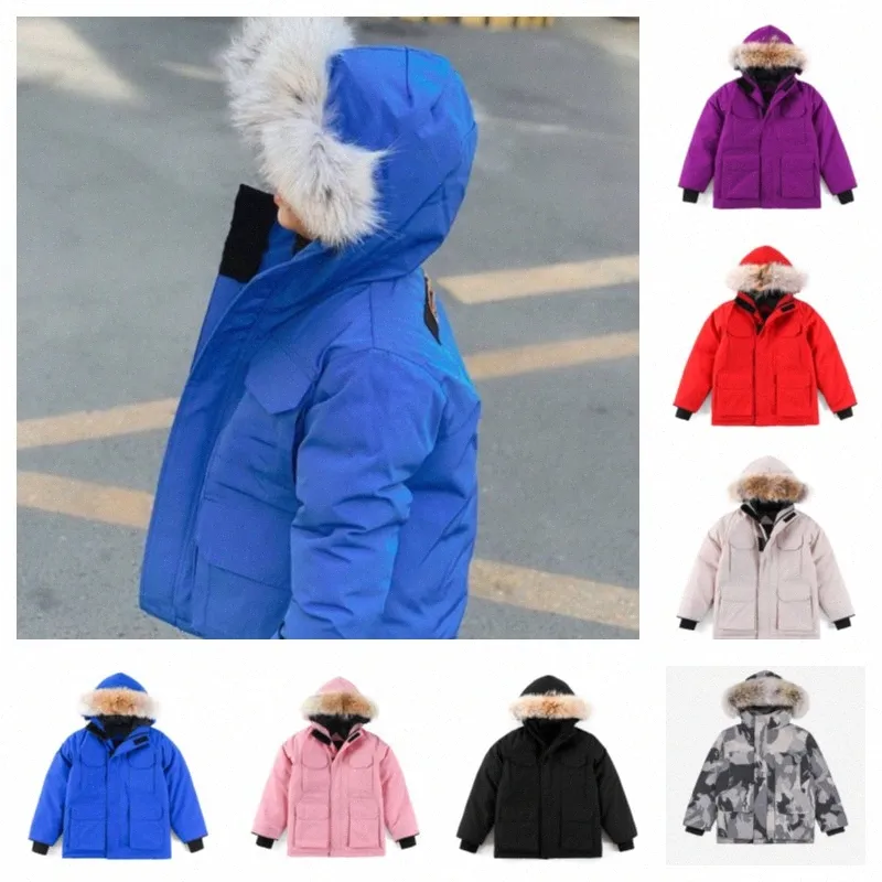 Kinderkleding Parka's Donsjassen Jassen Jongens- en meisjesjassen Ontwerpers Luxe bovenkleding Tienerkleding Dikke uitloper Luxe kinderluxe Cl Q3Xz#