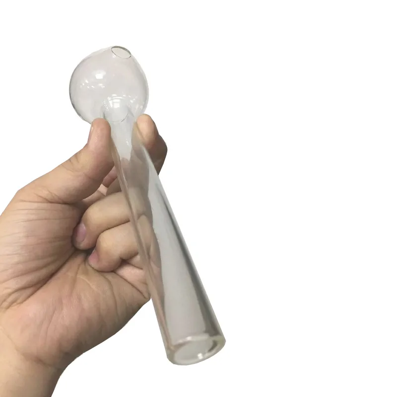 50mm diamètre boule fumer brûleur à mazout tuyaux brûleurs en verre barboteur droite Pyrex main Bangers tuyau Dab Rig outil