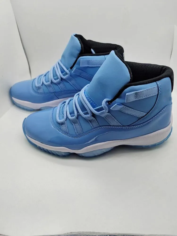Light blue shop and white 11s
