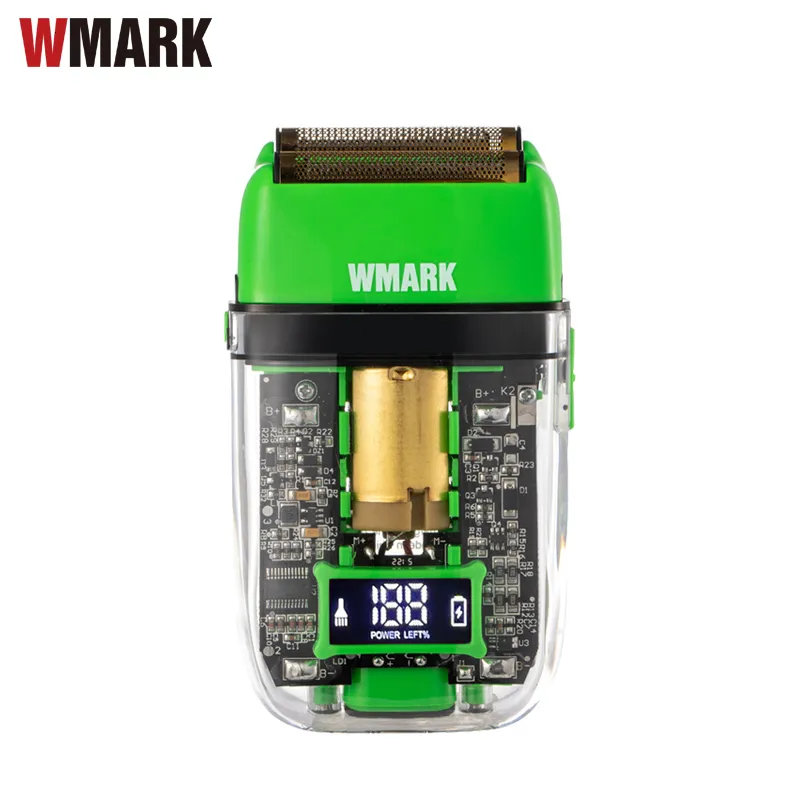 Barbeadores elétricos wmark ng-988 barbeador barbeador barba barba usb razor para a máquina de barbear de cabeça petroleiro push 221114