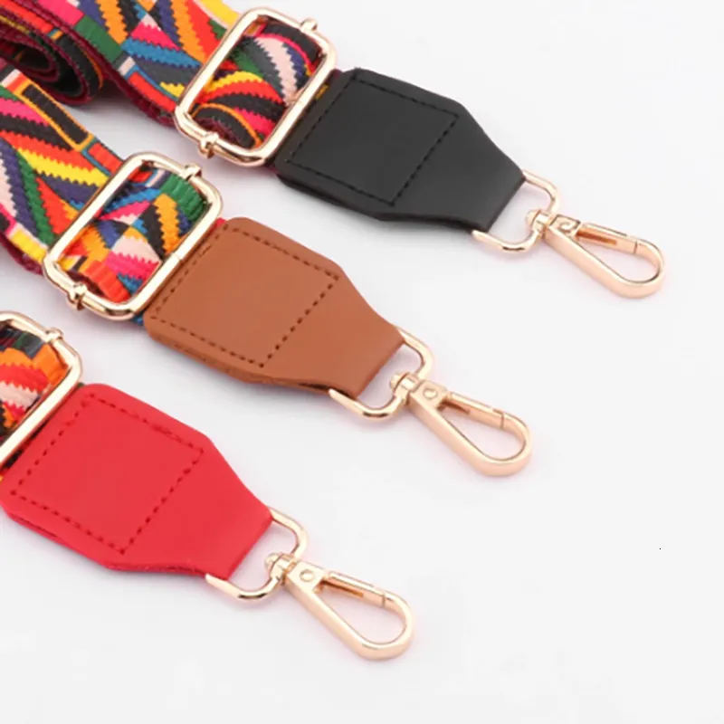 Tasonderdelen Accessoires Zwarte lettertas Schouderriemaccessoires Driekleurige optionele crossbody-rugzak kan naar wens worden aangepast 2311b