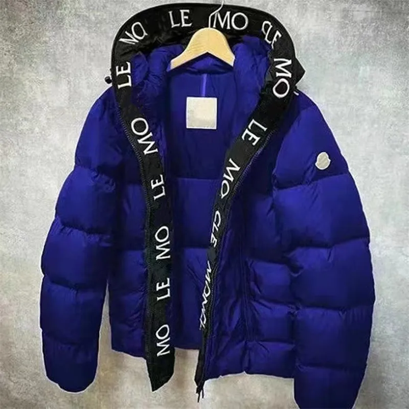 Winter Down Jackets Designer Downs Luxury Classic 여성 패션 힙합 캡 패턴 프린트 코트 야외 따뜻한 캐주얼