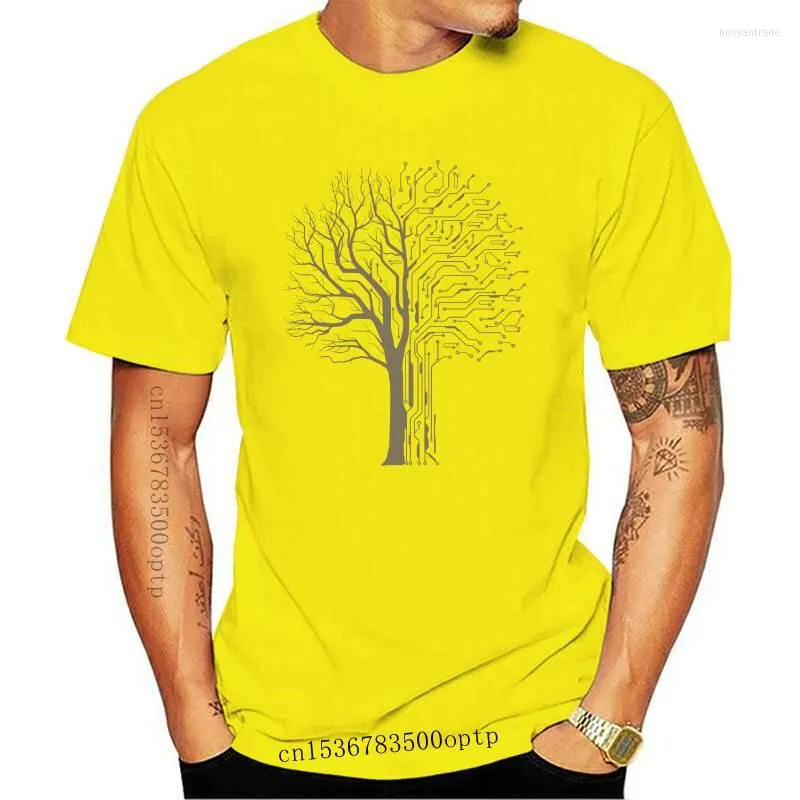 Camisetas masculinas Tree digital Tshirts Men