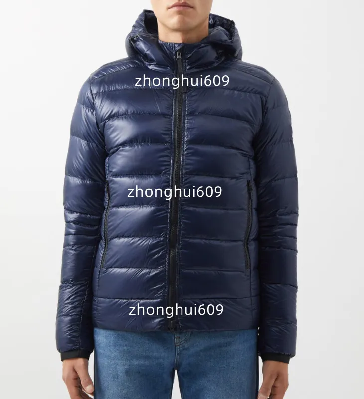 Piumino trapuntato da uomo con cappuccio Cappotto in pile trapuntato con cappuccio in blu scuro Nero Rosso Parka Doudoune Homme Daunenjacke Manteau Puffer