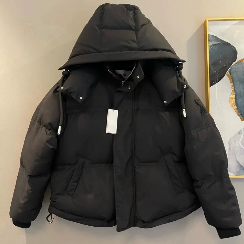 Herren Daunenparkas Marke Winter Daunenjacke Männer Frau Mode mit Kapuze Dicke warme Bomberjacke Outdoor Casual Pufferjacken Paar Mäntel 221111