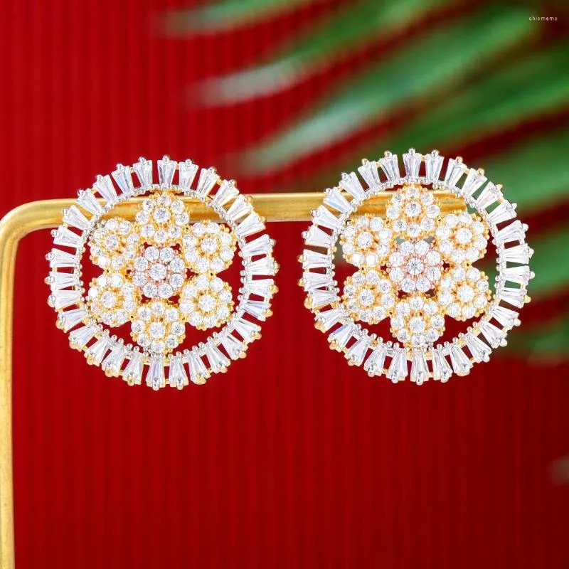Stud￶rh￤ngen Jimbora Sweet Romantic Crystal Round Dotter f￶delsedag Present s￶ta smycken f￶r kvinnor flicka m￶te semester