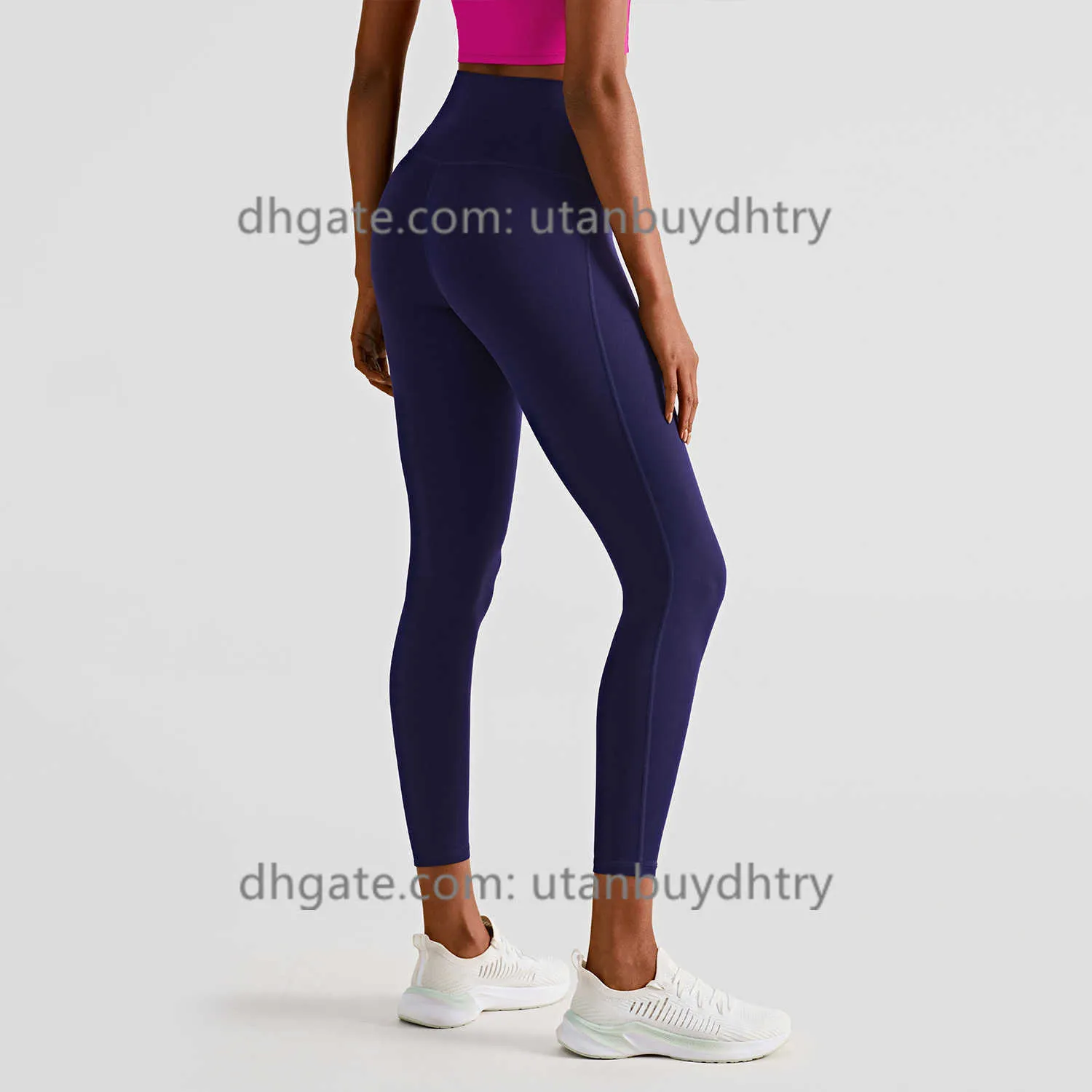 Lu22 High Waist Peach Butt Seamless Seamless Workout Leggings For Yoga,  Gym, Fitness, And Jogging Womens Sport Pants From Utanbuydhtry, $21.9