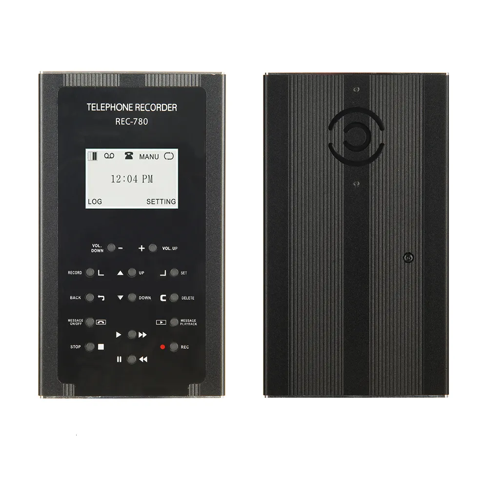 Digital Loop Recorder With Lcd Keypad, External Speaker, And Phone Call