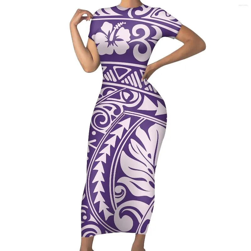 Polynesian print dresses cheap