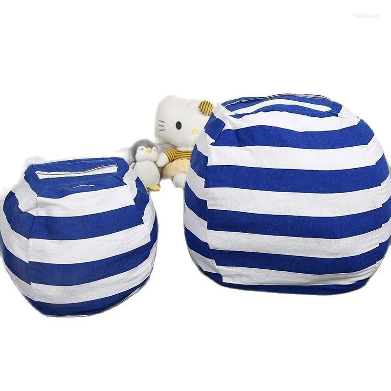 Sacs de rangement Animal en peluche pouf chaise Portable enfants jouet moderne créatif tapis de jeu vêtements organisateur outil