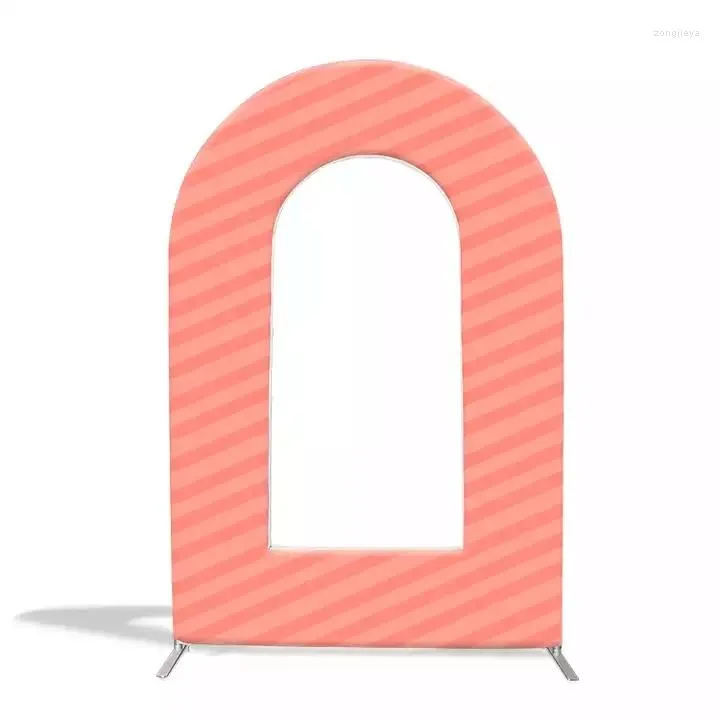 Party Decoration Custom Image DIY CHURCH Backdrop Open Arch Door Shape Metal Stand Wall f￶r evenemangsdekorationer