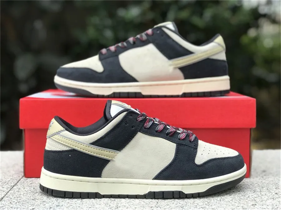 women's dunk low black suede
