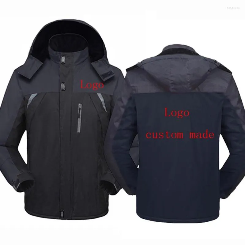 Herrtr￶jor bergskl￤ttring kl￤der vinter 2022 m￤n hoodie tr￶ja mans logotyp skr￤ddarsydd tryck mode kallt skydd