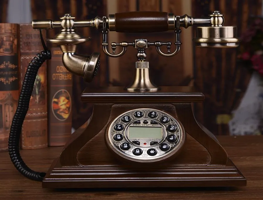 Legno massiccio di alto livello europeo europeo Telefono di soggiorno Casa di casa creativo Creativo Landline American Retro Old Chinese Telefono2416484