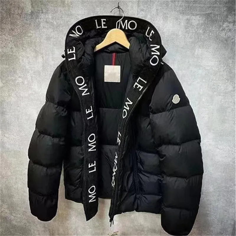 Erkekler Tasarımcı Ceket Kış Sıcak Rüzgar Geçirmez Ceket Parlak Mat Malzeme M-5XL Çift Yeni Moda