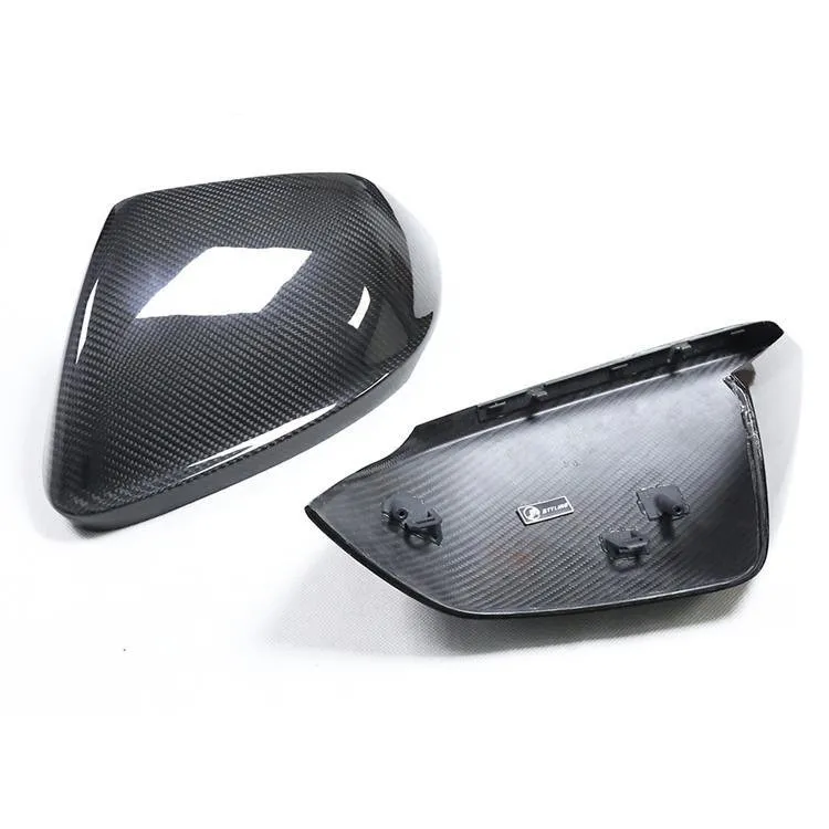 2pcs car rearview مرايا الغطاء ل Q8/RSQ8 جناح الرؤية الخلفية مرآة الأغطية مرآة القطع مع تصميم سيارة LCA