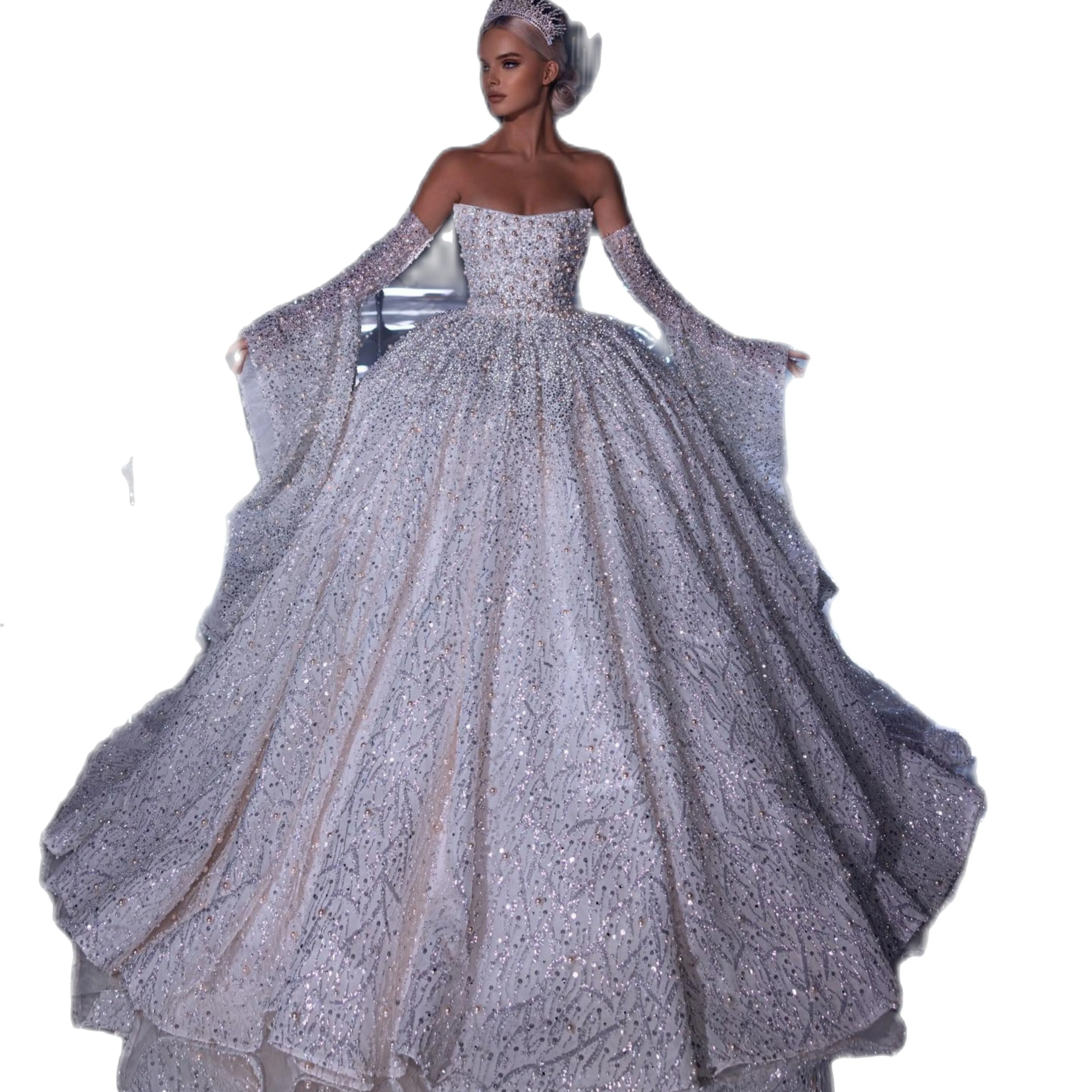 dress haute princess Pastel Lavender Floral Tulle Ball Gown with Strapless Corset Bodice Ethereal Fairy Princess Evening Dress Romantic Couture Formal Gown Plus Size Size