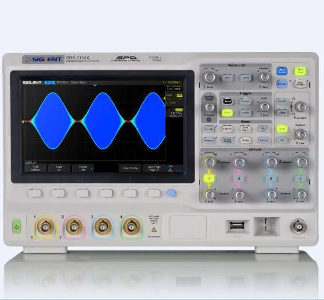 SIGLENT NY SDS2104X Superfosfor oscilloskop MSO fungerar högre prestanda