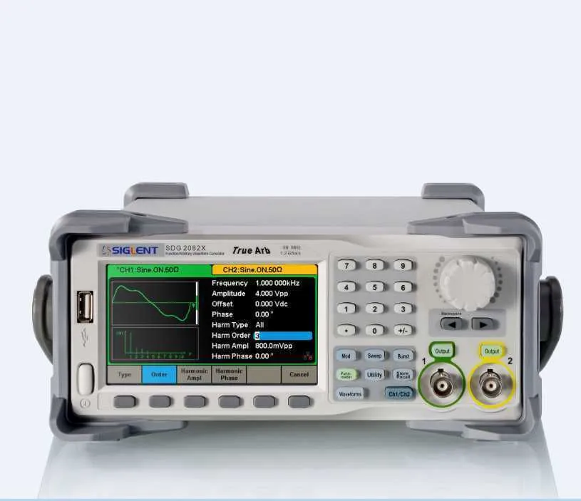 Siglent SDG2082X Générateur de formes d'onde arbitraires Générateur de fonctions DDS 80 MHz