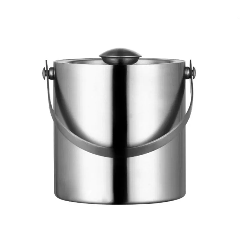 Beer Rack Ice Tabletop Wine Racks: Double Wall Insulated Ice Bucket for Champagne ...