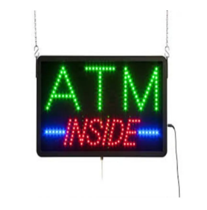 20pcslot intero 19039039x10039039x05039 039multicolor LED ATM all'interno del segno nero Plasticoptionall1968056