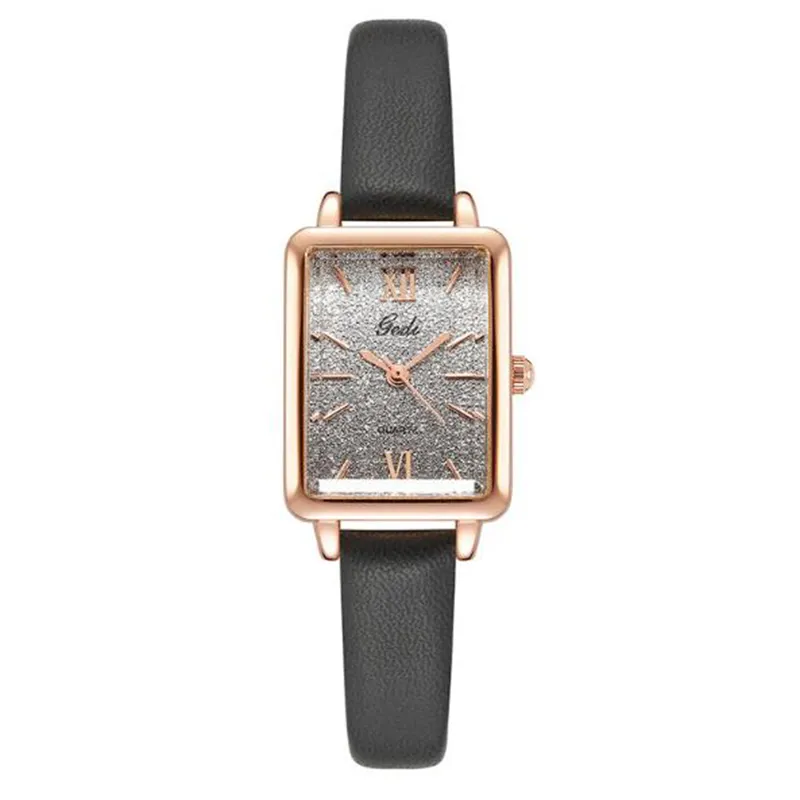 Gedi 2022 nouvelle mode niche design sens bracelet en acier montre à quartz tempérament simple pour femme comme cadeau d'anniversaire pour les montres pour femmes 13033