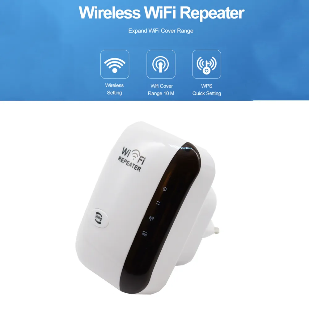 Roteador Repetidor WiFi 300Mbps Extensor Amplificador de Sinal Booster 802.11N Ponto de Acesso Wi-Fi Sem Fio de Longo Alcance 221114_voghion.com