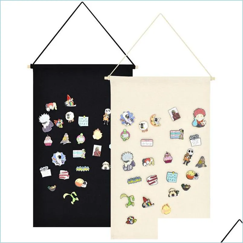 Sieraden zakjes tassen sieraden zakjes pin display wimpel banner email email revers badge vlag gewoon blanco rec canvas muur hangende huis dhgcv